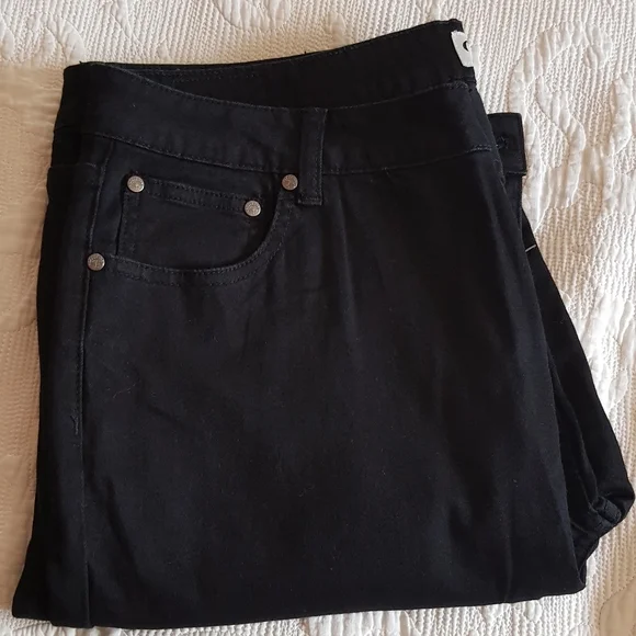 NWOT Bohemian Traders black jeans size 38/20 - Picture 4 of 9